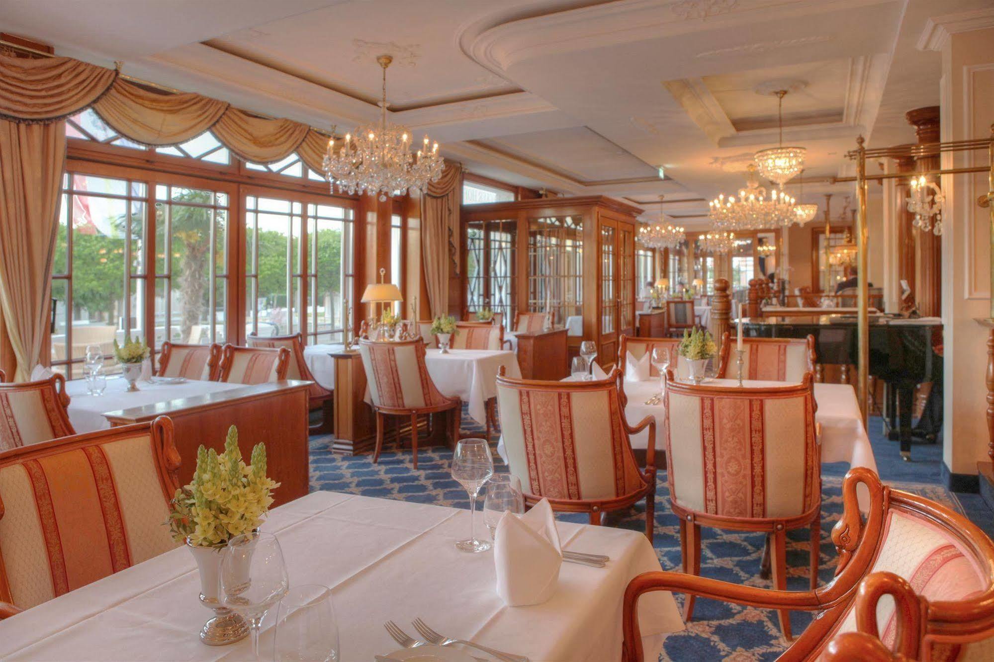 Seetelhotel Ahlbecker Hof Heringsdorf  Bagian luar foto The restaurant