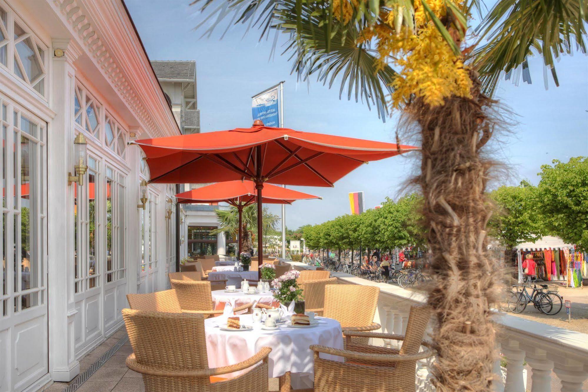 Seetelhotel Ahlbecker Hof Heringsdorf  Bagian luar foto Restaurant